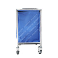 Hot Sales Hospital Equipment Laundry Trolley Stainless Steel Dirty Linen Trolley Price